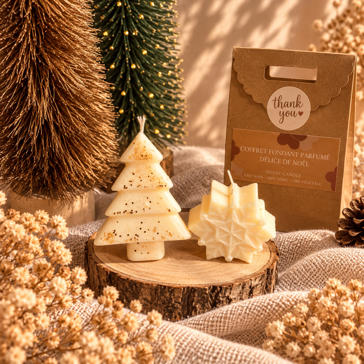 Coffrets de bougie noel