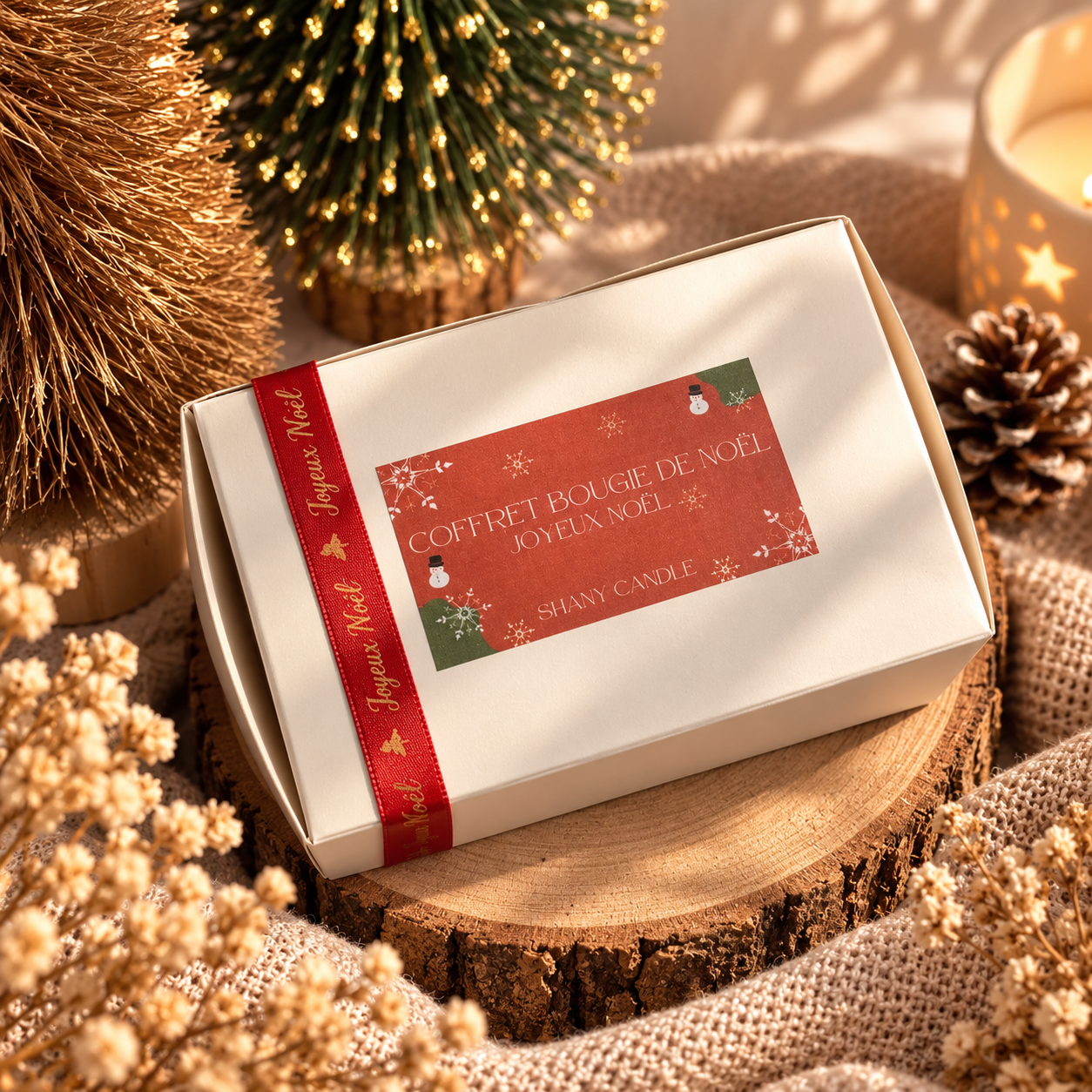 Coffrets de bougie noel